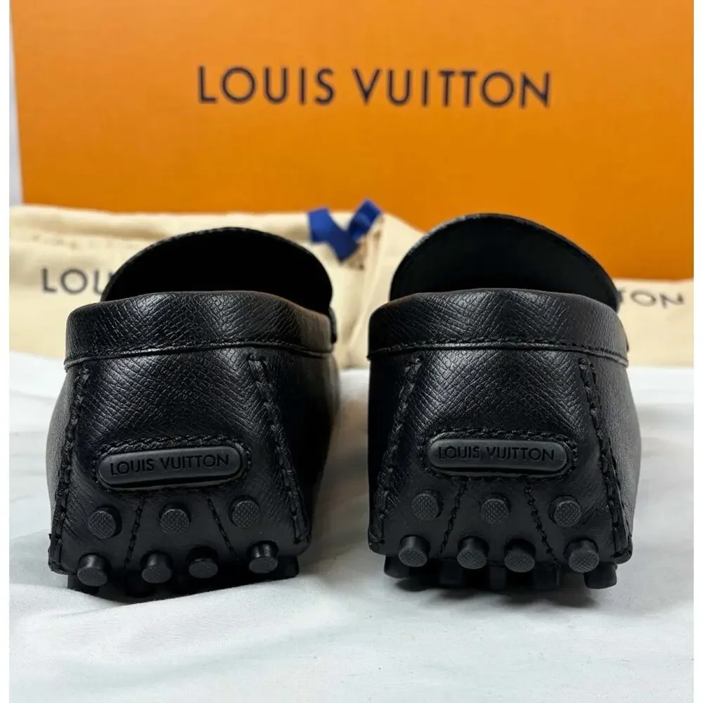 Louis Vuitton Hockenheim Driving Moccasin Loafers Mens SZ 10.5 SPB JA-366314